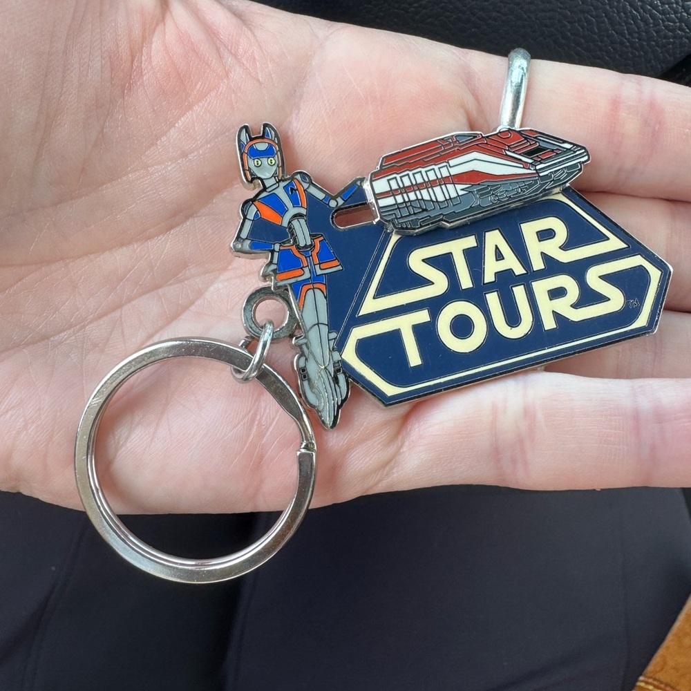 Star tours Disney keychain